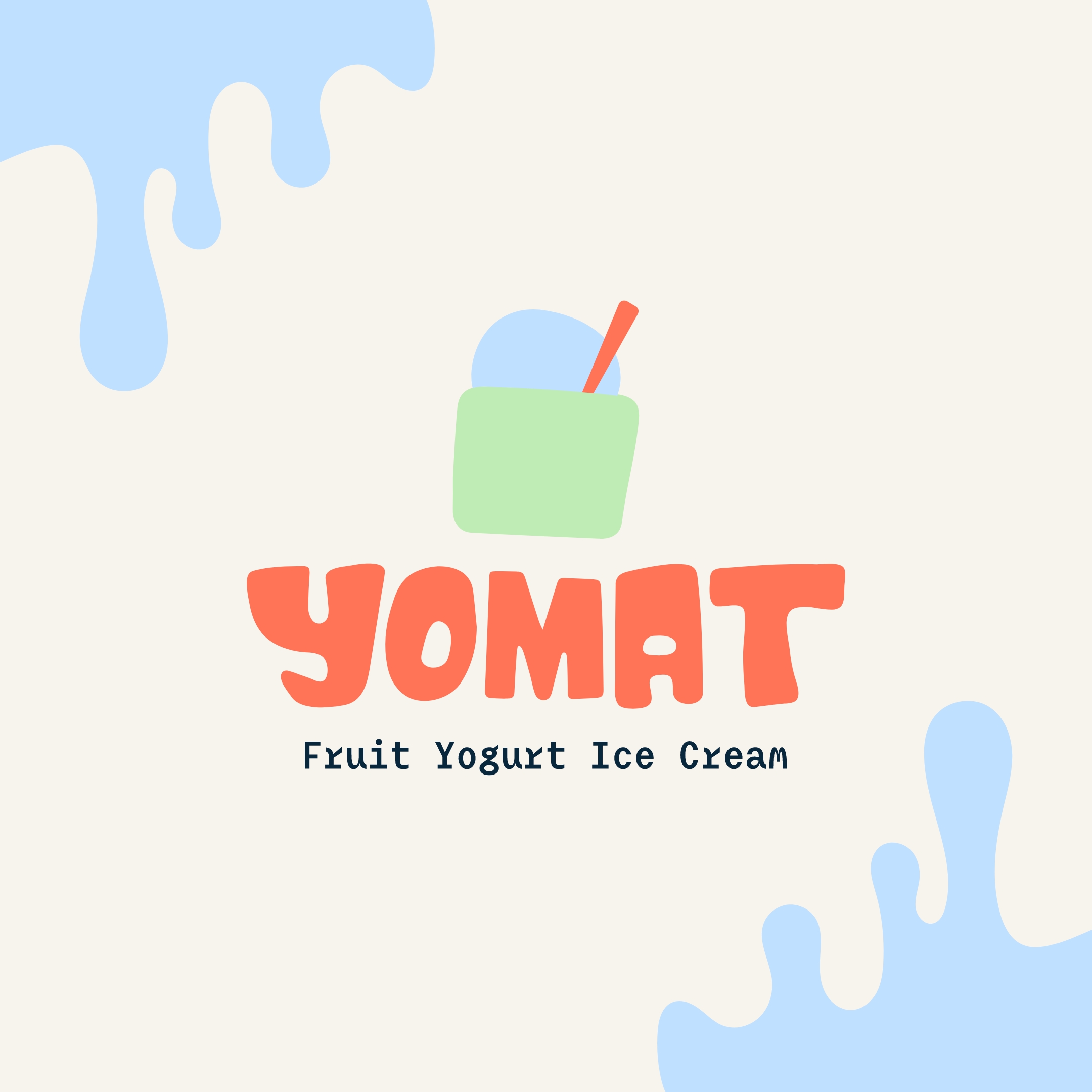 Logo Design – Yomat Yogurt Icecream